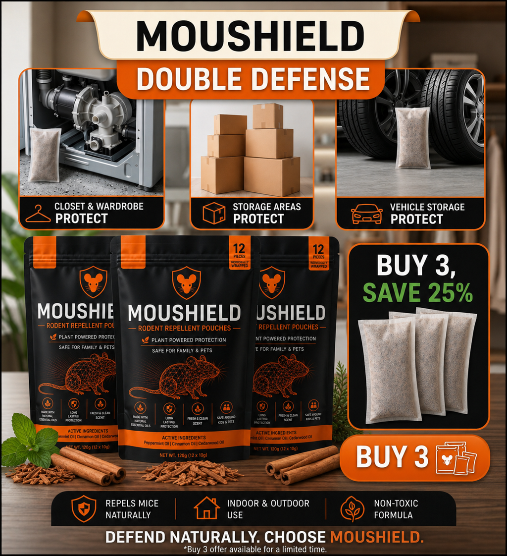 Moushield Natural Mouse & Rodent Repeller Pouch